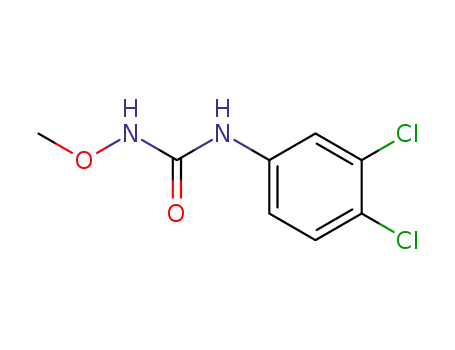 Molecular Structure of 17356-61-5 (1-(3,4-DICHLOROPHENYL)-3-METHOXYUREA)