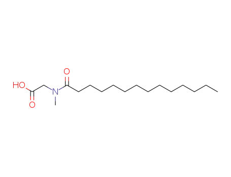 Molecular Structure of 52558-73-3 (N-(1-oxotetradecyl)sarcosine)