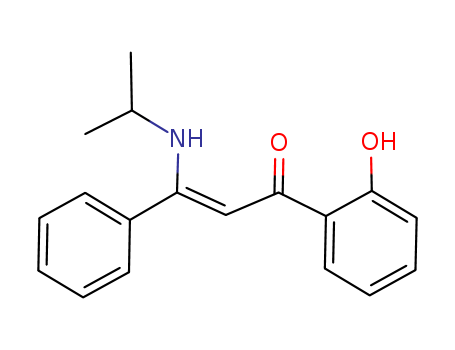 2-Propen-1-one,  1-(2-hydroxyphenyl)-3-[(1-methylethyl)amino]-3-phenyl-, (Z)-
