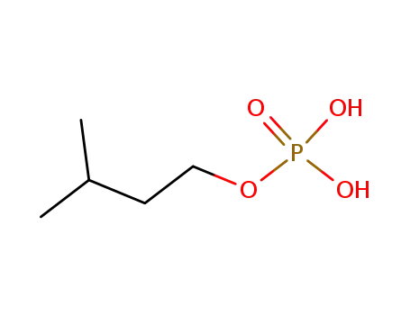 Molecular Structure of 2466-67-3 (isopentyl dihydrogen phosphate)