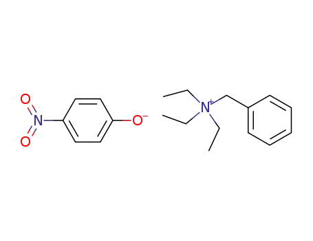 Molecular Structure of 138554-40-2 (4-Nitro-phenolatebenzyl-triethyl-ammonium;)