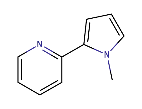 Molecular Structure of 525-75-7 (2-(1-methyl-1H-pyrrol-2-yl)pyridine)