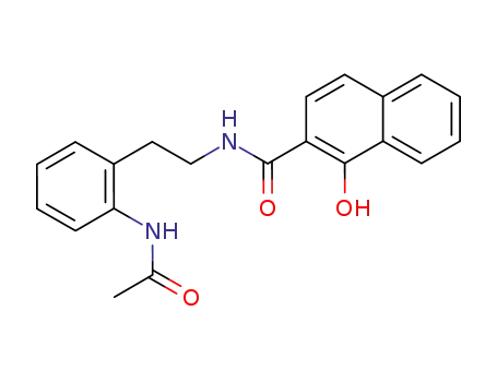 2-Naphthalenecarboxamide, N-[2-[2-(acetylamino)phenyl]ethyl]-1-hydroxy-