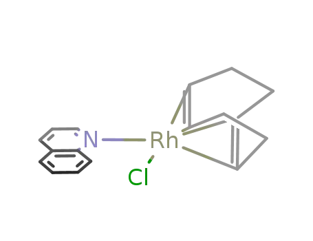 Molecular Structure of 120782-62-9 ({Rh(Cl)(1,5-cyclooctadiene)(quinoline)})