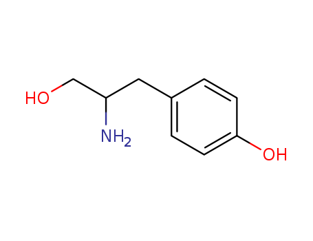 500-88-9,Benzenepropanol,â-amino-4-hydroxy- ,4-((S)-2-Amino-3-hydroxy-propyl)-phenol;DL-2-Amino-3-(4-hydroxy-phenyl)-propan-1-ol;(+-)-2-amino-3-(4-hydroxy-phenyl)-propan-1-ol;(+/-)-2-amino-3-(4-hydroxyphenyl)-1-propanol;DL-Tyrosinol;'DL-Tyrosinol';