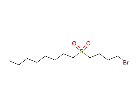 Molecular Structure of 80623-45-6 (4-bromobutyl octyl sulfone)
