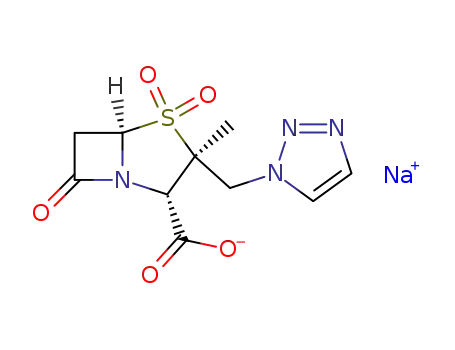 Molecular Structure of 89785-84-2 (Tazobactam sodium)
