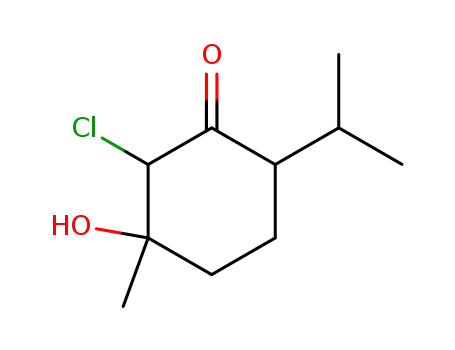 2-chloro-1-hydroxy-<i>p</i>-menthan-3-one