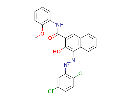 2-Naphthalenecarboxamide,4-[2-(2,5-dichlorophenyl)diazenyl]-3-hydroxy-N-(2-methoxyphenyl)-(6410-38-4)