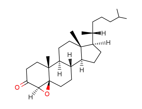 (4beta,5beta)-4,5-epoxycholestan-3-one