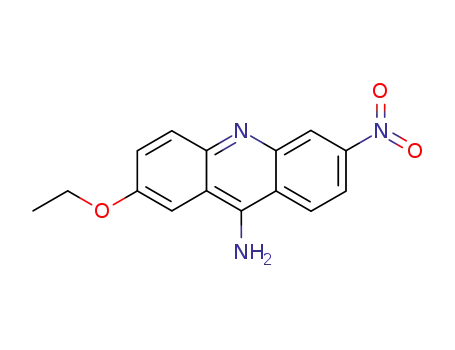 Molecular Structure of 20304-70-5 (2-Ethoxy-6-nitro-9-acridinamine)