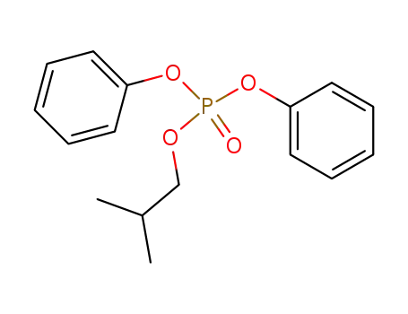 Molecular Structure of 38299-60-4 (Phosphoric acid, 2-methylpropyl diphenyl ester)