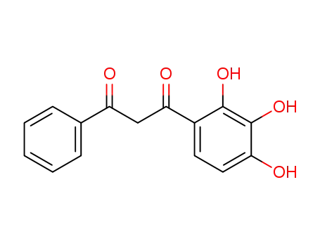 Molecular Structure of 131944-43-9 (1-Phenyl-3-(2,3,4-trihydroxy-phenyl)-propane-1,3-dione)