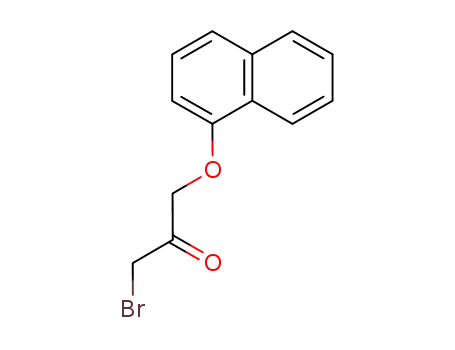 Molecular Structure of 2007-18-3 (1-bromo-3-(1-naphthalenyloxy)-2-propanone)
