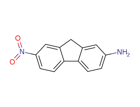 Molecular Structure of 1214-32-0 (2-AMINO-7-NITROFLUORENE)