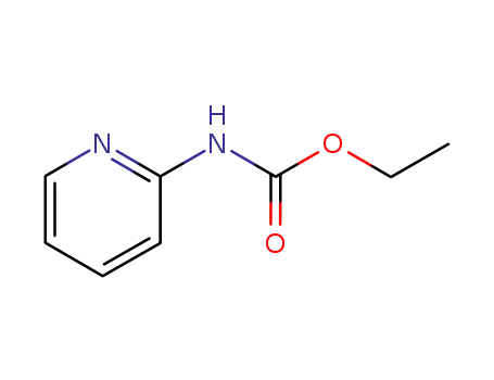 Molecular Structure of 5255-67-4 (2-Pyridinylcarbamicacidethylester)