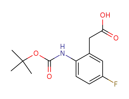 (2-tert-Butoxycarbonylamino-5-fluoro-phenyl)-acetic acid
