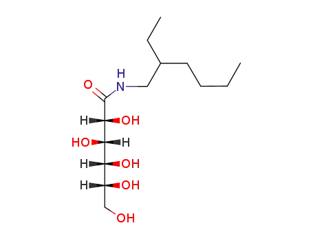Molecular Structure of 28567-53-5 (N-(2-ethylhexyl)-D-gluconamide)