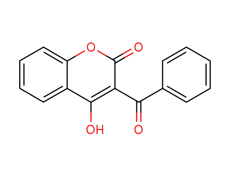 Molecular Structure of 19492-11-6 (3-benzoyl-2-hydroxy-4H-chromen-4-one)