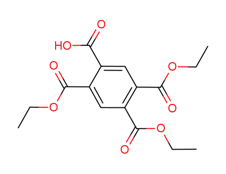 Molecular Structure of 1036648-76-6 (2,4,5-tris(ethoxycarbonyl)benzoic acid)