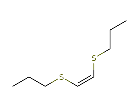Molecular Structure of 4533-92-0 ((Z)-1,1'-[vinylenebis(thio)]bispropane)