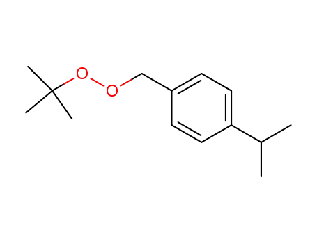 Molecular Structure of 61962-34-3 (Peroxide, 1,1-dimethylethyl [4-(1-methylethyl)phenyl]methyl)