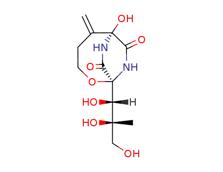 (1S,6R)-6-hydroxy-5-methylidene-1-[(1R,2S)-1,2,3-trihydroxy-2-methylpropyl]-2-oxa-7,9-diazabicyclo[4.2.2]decane-8,10-dione