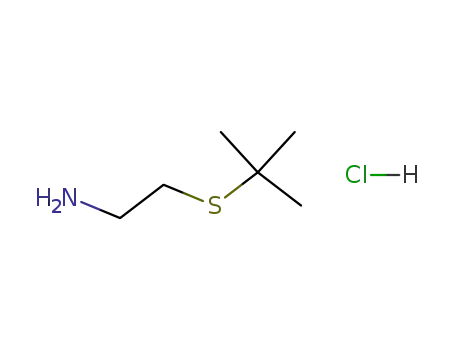 Molecular Structure of 60116-77-0 (2-(TERT-BUTYLTHIO)ETHYLAMINE HYDROCHLORIDE)
