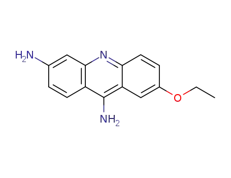 Molecular Structure of 442-16-0 (2-ETHOXY-6,9-DIAMINOACRIDINE)