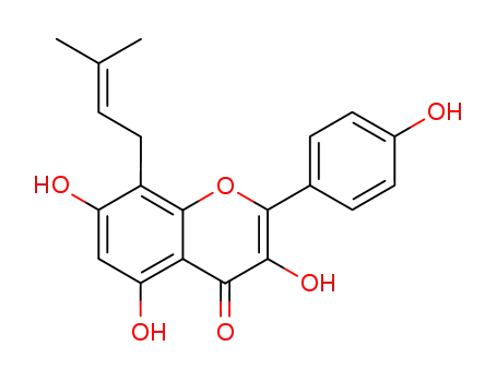 Molecular Structure of 28610-31-3 (Desmethylanhydroicaritin)