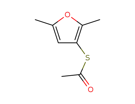 Molecular Structure of 55764-22-2 (S-(2,5-Dimethyl-3-furyl) thioacetate)