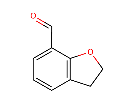 Molecular Structure of 196799-45-8 (2,3-DIHYDRO-1-BENZOFURAN-7-CARBALDEHYDE)