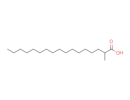 Molecular Structure of 5638-12-0 (2-methylheptadecanoic acid)