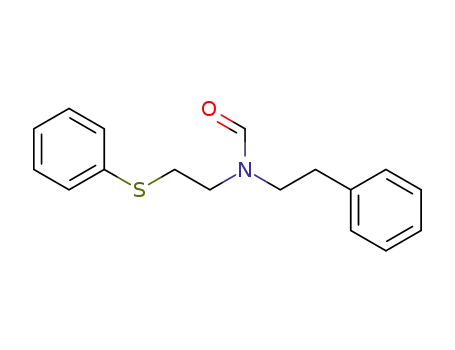 Molecular Structure of 304011-24-3 (N-(2-phenylethyl)-N-(2-phenylsulfanylethyl)formamide)