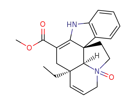 Molecular Structure of 67249-34-7 (tabersonine N<sub>4</sub>-oxide)