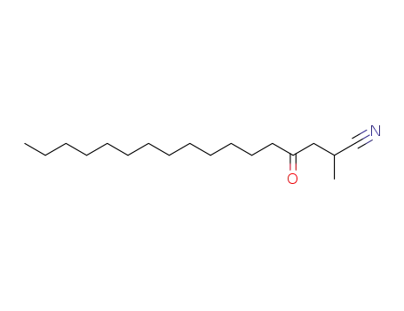 2-Methyl-4-oxo-heptadecansaeurenitril