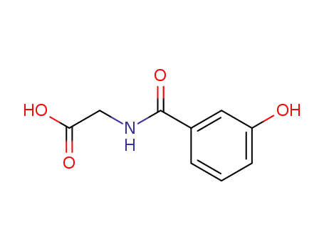 Molecular Structure of 1637-75-8 (3-Hydroxyhippuricacid)