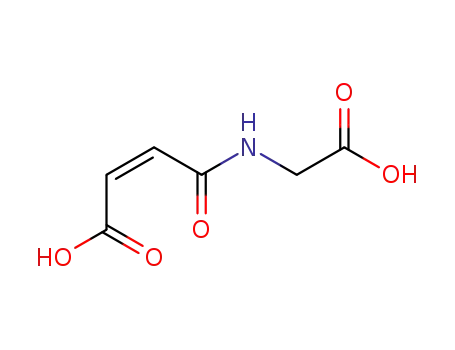 Molecular Structure of 54930-24-4 (N-Glycinylmaleamic acid)