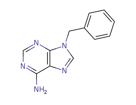 Molecular Structure of 4261-14-7 (9-BENZYLADENINE)