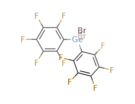 Molecular Structure of 10177-65-8 (Germane, dibromobis(pentafluorophenyl)-)
