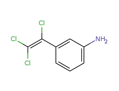 Molecular Structure of 704-22-3 (Benzenamine, 3-(trichloroethenyl)-)