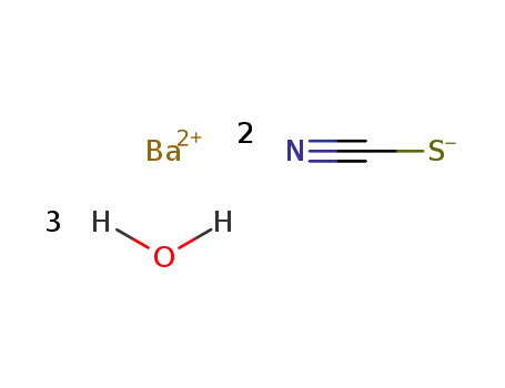 Molecular Structure of 5908-82-7 (BARIUM THIOCYANATE DIHYDRATE)