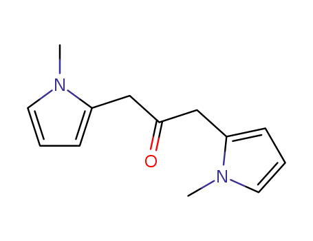 Molecular Structure of 857419-87-5 (1,3-bis-(1-methyl-pyrrol-2-yl)-acetone)