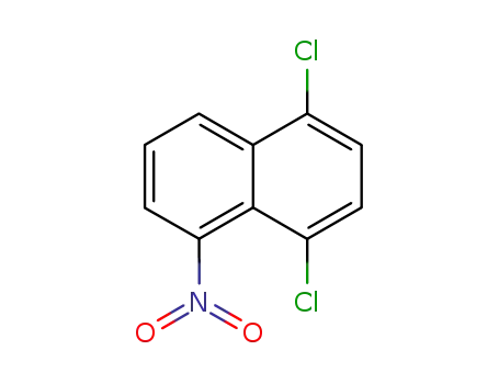 Molecular Structure of 2750-81-4 (1,4-dichloro-5-nitronaphthalene)