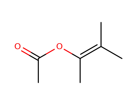 Molecular Structure of 3814-41-3 (3-methylbut-2-en-2-yl acetate)