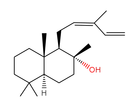 (1R,4aα)-Decahydro-2,5,5,8aβ-tetramethyl-1β-(3-methyl-2,4-pentadienyl)-naphthalen-2α-ol