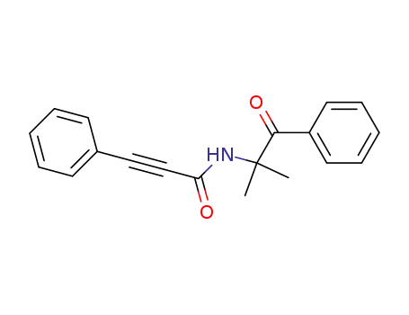 3-Phenyl-propynoic acid (1,1-dimethyl-2-oxo-2-phenyl-ethyl)-amide