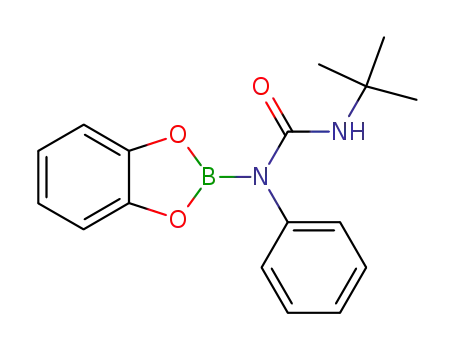 Molecular Structure of 98220-98-5 (N-(1,3,2-dioxaboryl-2-yl)N-phenyl-N'-t-butylurea)