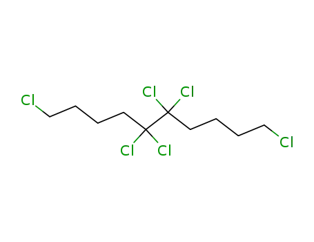 Molecular Structure of 90943-97-8 (1,5,5,6,6,10-hexachloro-decane)