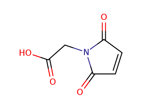 Molecular Structure of 25021-08-3 (2-Maleimido acetic acid)